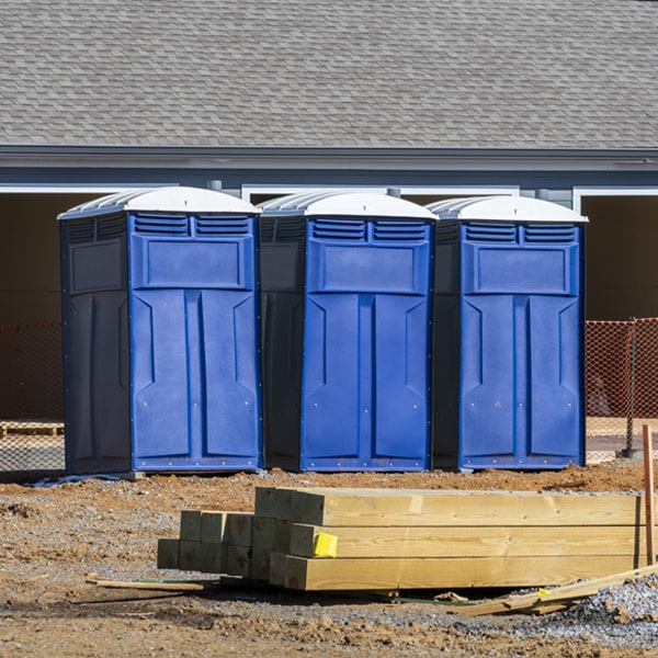 do you offer hand sanitizer dispensers inside the porta potties in Dundee MI